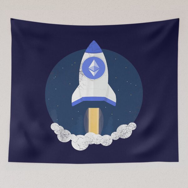 Item preview, Ethereum To The Moon | Hold Ethereum ETH designed and sold by Halla-Merch.