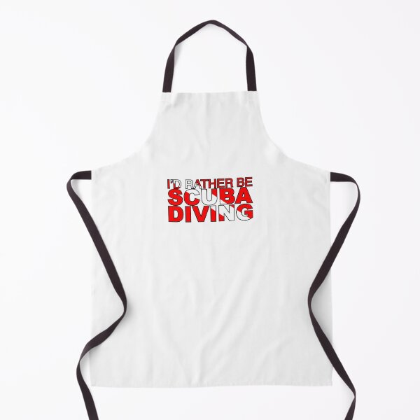 Item preview, Id rather be Scuba Diving Flag designed and sold by LudlumDesign.