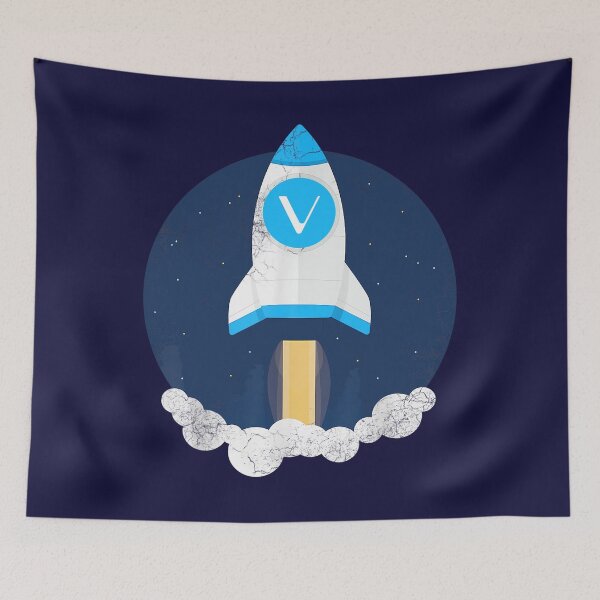 Item preview, VeChain To The Moon | Hold Vechain VET designed and sold by Halla-Merch.