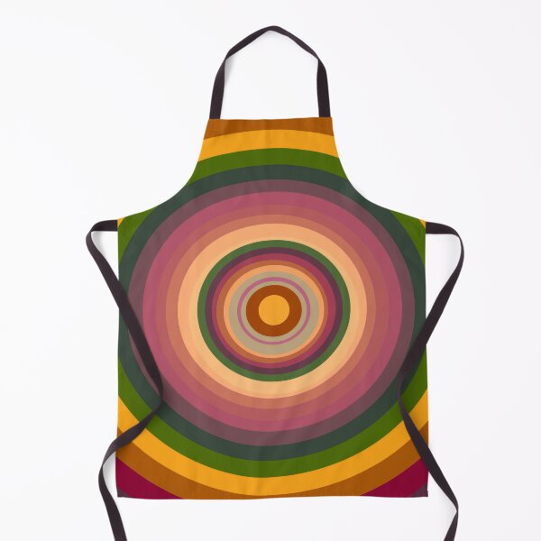 Item preview, Bright colored geometric circle sticker with white border designed and sold by StickersbyVW.