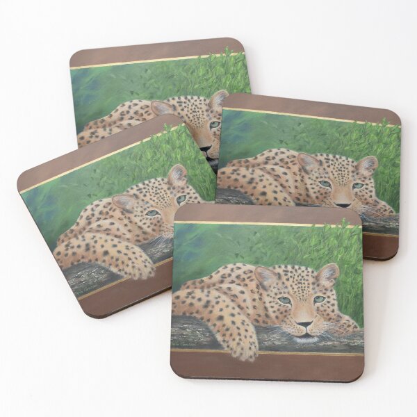 Item preview, Couching Leopard designed and sold by ArtbyDedeConrad.