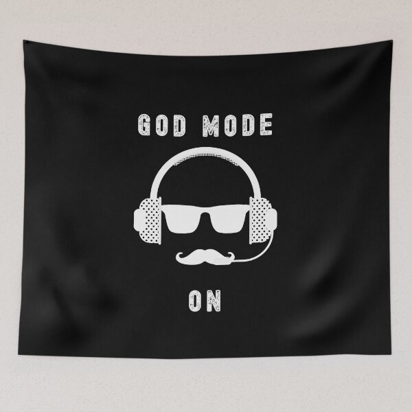Item preview, God Mode on designed and sold by MinimalSketches.