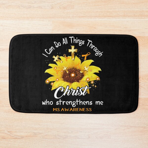 Item preview, I Can Do All Things Through Christ Who Strengthens Me MS Awareness designed and sold by rechardtee.