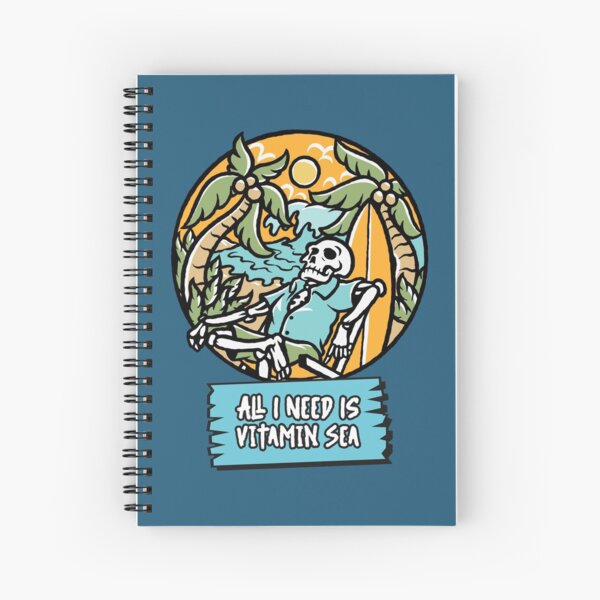 Item preview, All I Need Is Vitamin Sea Ocean Pirate Funny Quote Surf Sailing Pirate Summersticker designed and sold by KLINESTORE.