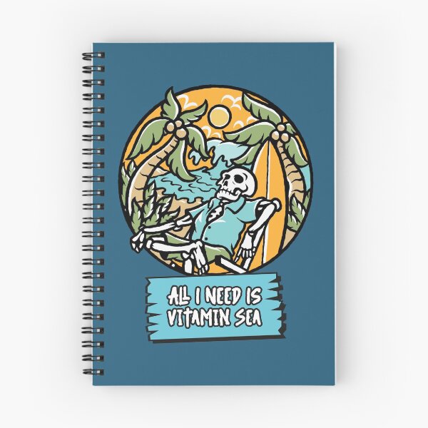 Item preview, All I Need Is Vitamin Sea Ocean Pirate Funny Quote Surf Sailing Pirate Summersticker designed and sold by KLINESTORE.