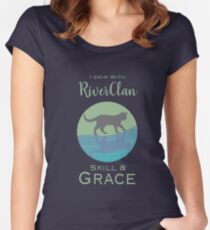 Camiseta entallada de cuello ancho RiverClan Pride
