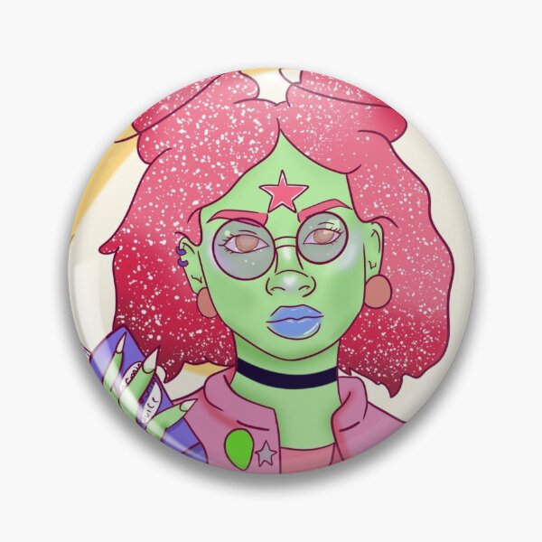 Item preview, Space girl portrait  designed and sold by lilaccoffin.