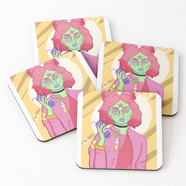 Item preview, Space girl portrait  designed and sold by lilaccoffin.