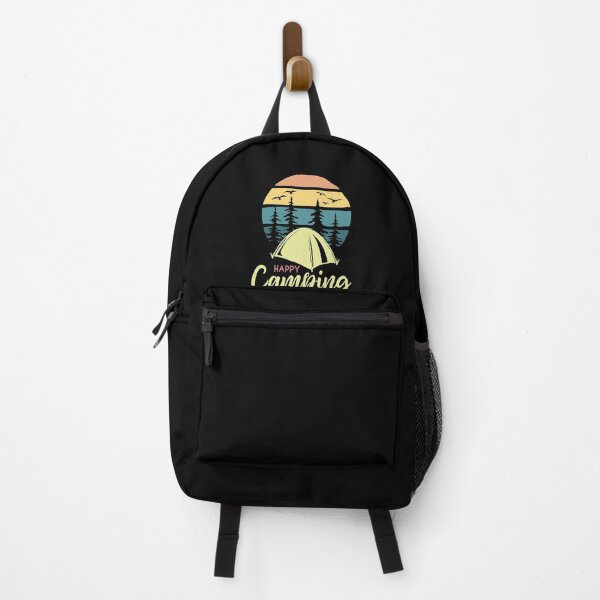 Vista previa del artículo con la obra «Camping feliz», diseñado y vendido por Zmunki.
