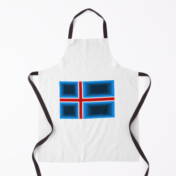 Item preview, Pixelated Icelandic Flag Minecraft Style designed and sold by schawnlees.