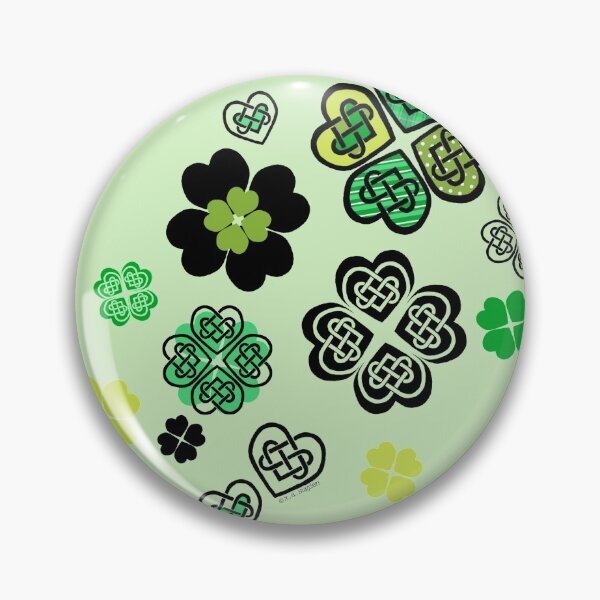 Item preview, Celtic Love Knot Clovers designed and sold by ArtVixen.