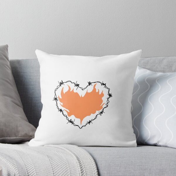 Item preview, orange heart on fire designed and sold by Emilia Constantino.