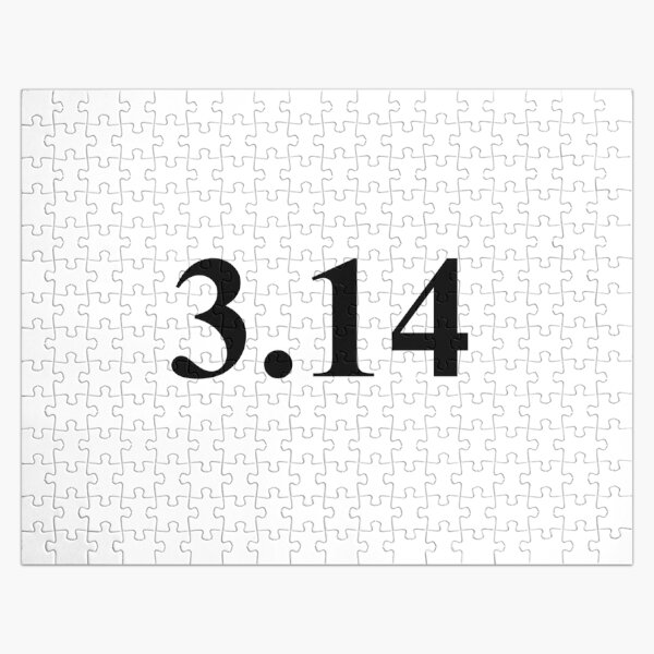 3.14, pi Jigsaw Puzzle