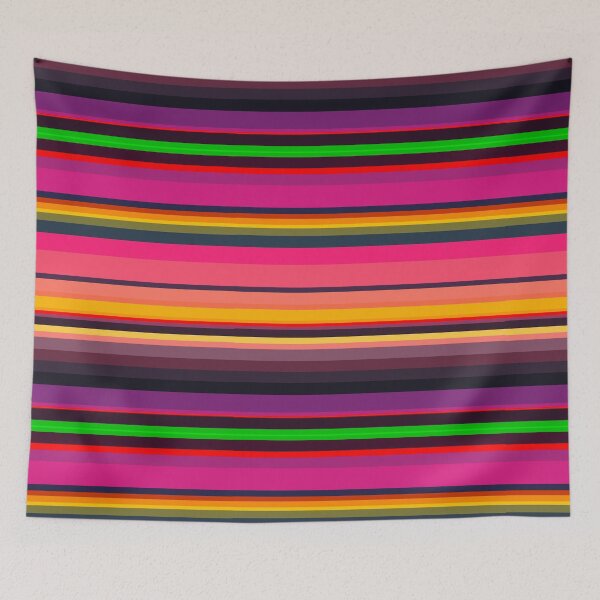 Item preview, Neon Sunset Stripes Pink designed and sold by Fiona Gray.