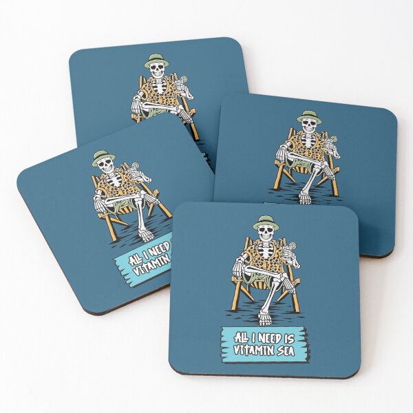 Item preview, All I Need Is Vitamin Sea Ocean Pirate Funny Quote Surf Sailing Pirate Summersticker designed and sold by KLINESTORE.