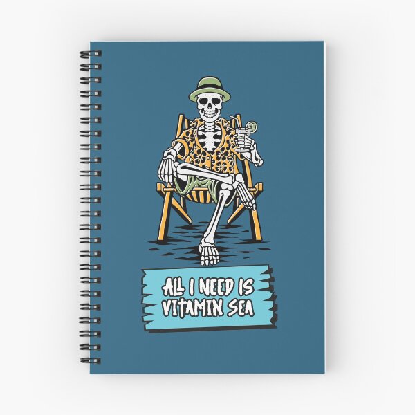 Item preview, All I Need Is Vitamin Sea Ocean Pirate Funny Quote Surf Sailing Pirate Summersticker designed and sold by KLINESTORE.