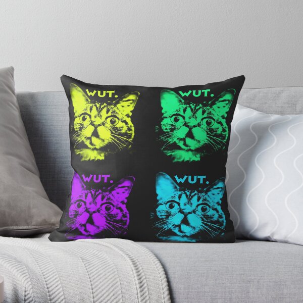 Wut. Throw Pillow