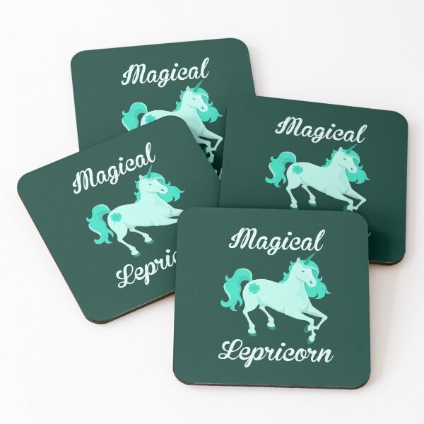 Item preview, Lepricorn Magical Unicorn St. Patricks Day Leprechaun Shamrock Clover designed and sold by gkao.