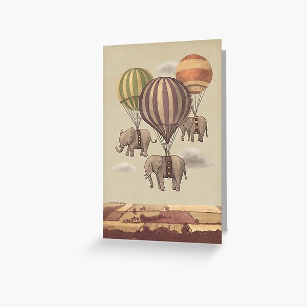 Flight of the Elephants Greeting Card