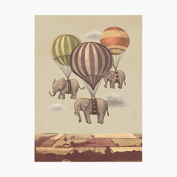 Flight of The Elephants Photographic Print