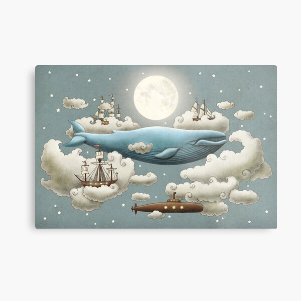 Ocean Meets Sky Metal Print