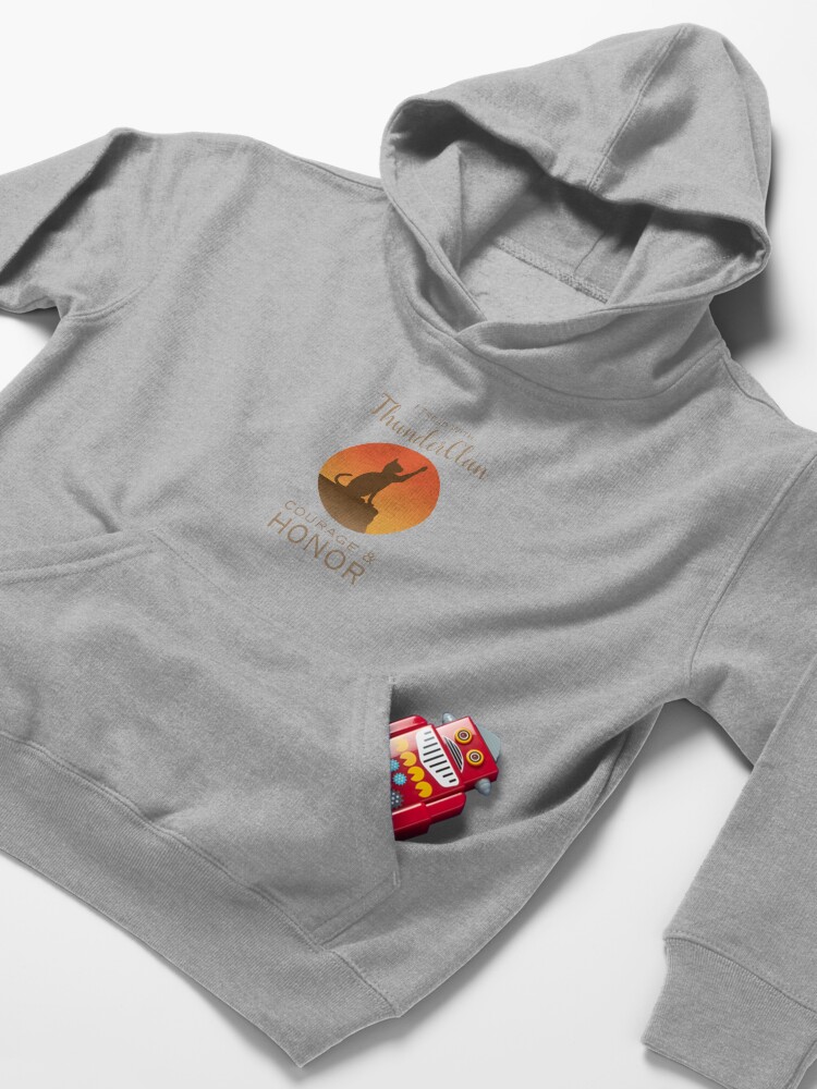 Alternate view of ThunderClan Pride Kids Pullover Hoodie