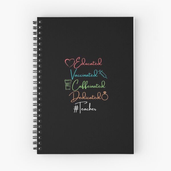 Item preview, Educated Vaccinated Caffeinated Dedicated Teacher designed and sold by dress-in.