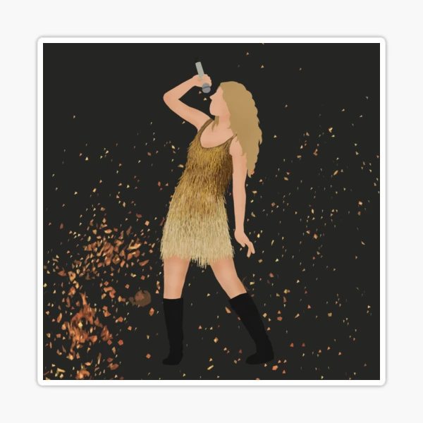 Taylor Eras: Speak Now outfit" Sticker by nd-creates | Redbubble