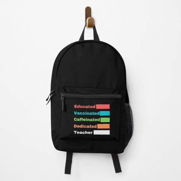 Item preview, Educated Vaccinated Caffeinated Dedicated Teacher designed and sold by dress-in.