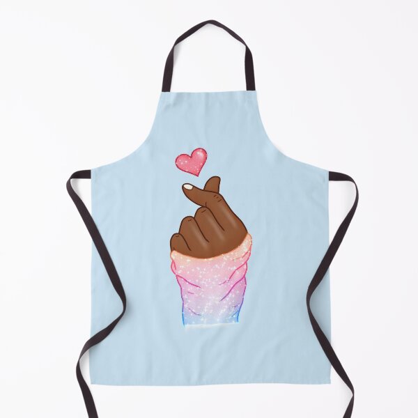 Item preview, Kpop Hand Finger Heart Love Pastel Trend Dark Skin designed and sold by Jolly-Yosei.