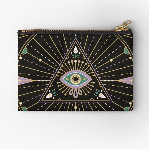 Vista previa del artículo con la obra «Mandala del mal de ojo – Negro», diseñado y vendido por Cat Coquillette.