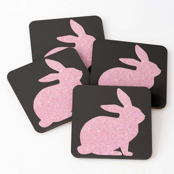 Item preview, Light Pink Faux Glitter Easter Bunny designed and sold by Felicity-K.