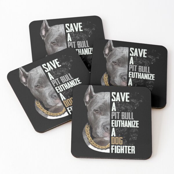 Item preview, Save A PitBull Euthanize A Dog Fighter designed and sold by BaseStore.