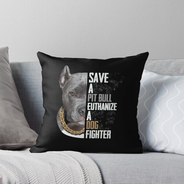 Item preview, Save A PitBull Euthanize A Dog Fighter designed and sold by BaseStore.