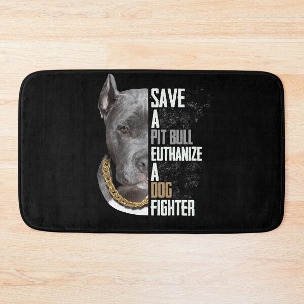 Item preview, Save A PitBull Euthanize A Dog Fighter designed and sold by BaseStore.