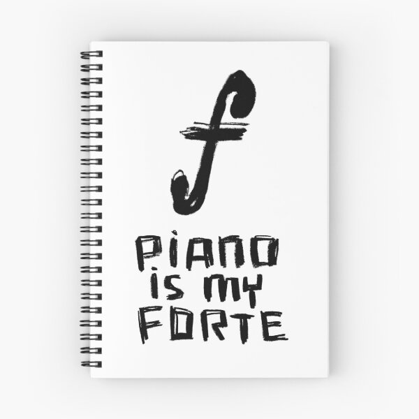 Item preview, Piano Is My Forte for Musician designed and sold by badlydrawnbabe.