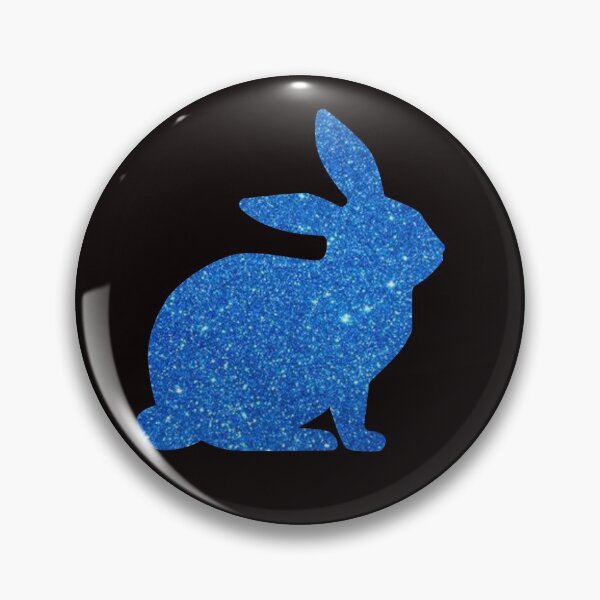 Item preview, Blue Faux Glitter Easter Bunny designed and sold by Felicity-K.