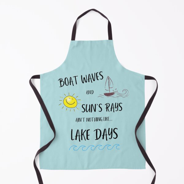 Item preview, Boat Waves and Sun's Rays Lake Days designed and sold by NerdGrrl.
