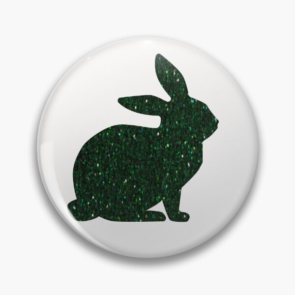 Item preview, Dark Green Faux Glitter Easter Bunny designed and sold by Felicity-K.