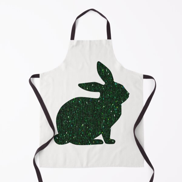 Item preview, Dark Green Faux Glitter Easter Bunny designed and sold by Felicity-K.