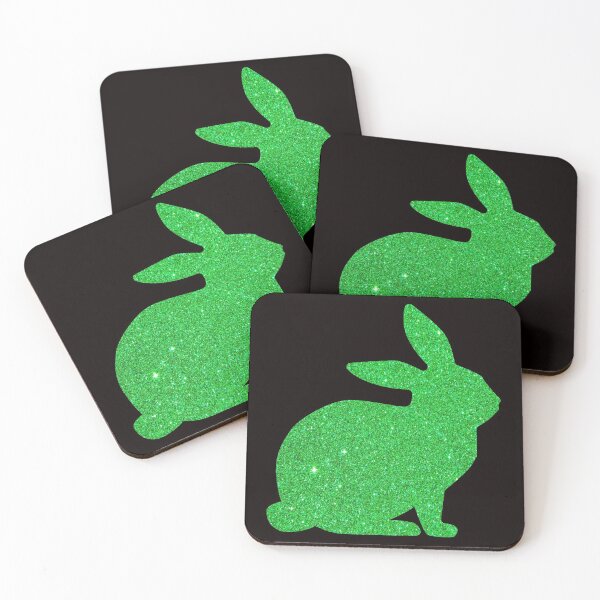Item preview, Conejito de Pascua verde brillante con purpurina sintética designed and sold by Felicity-K.