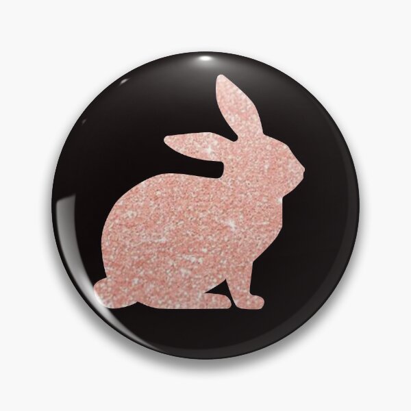 Item preview, Rose Gold Faux Glitter Easter Bunny designed and sold by Felicity-K.