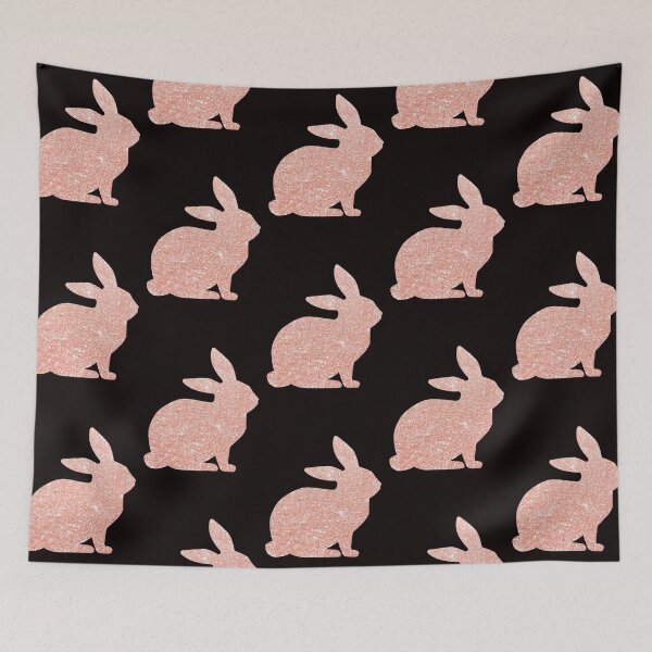 Item preview, Conejito de Pascua de oro rosa con purpurina sintética designed and sold by Felicity-K.