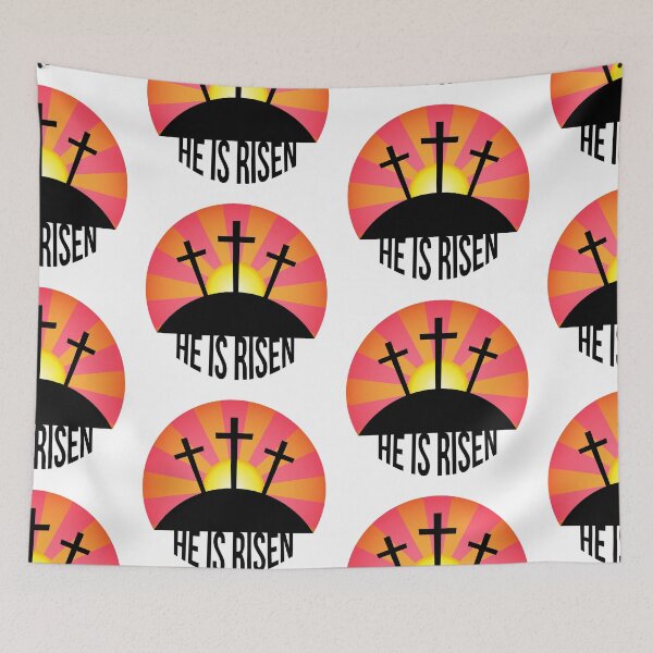 Item preview,  He Is Risen Easter designed and sold by WorldPrintTees.