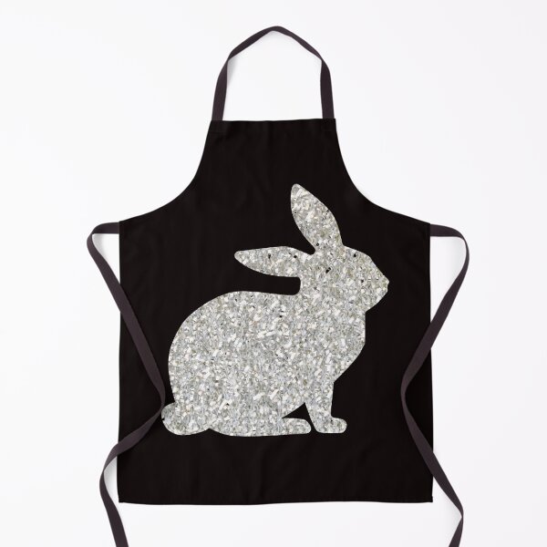 Item preview, Silver Faux Glitter Easter Bunny designed and sold by Felicity-K.