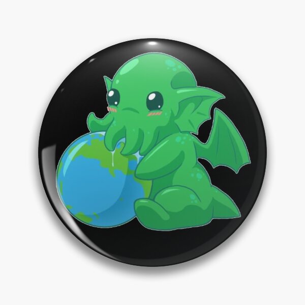 Item preview, Cthulhu Is Very Cute For A Destructive God designed and sold by Zachariahs' Odd Shop.