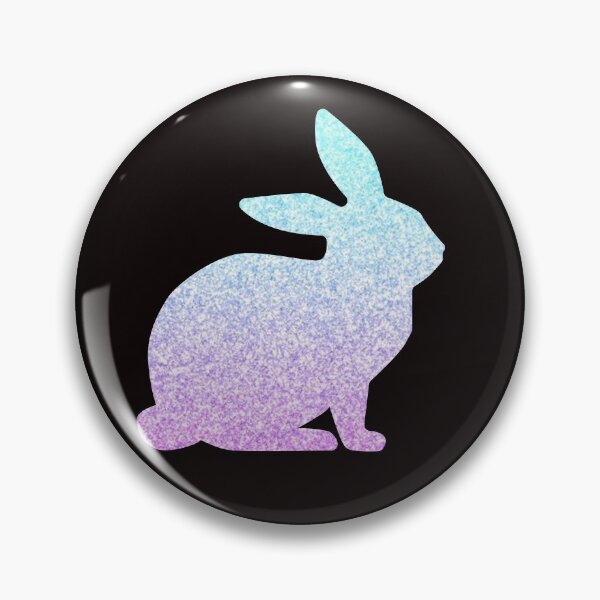Item preview, Pastel Blue and Purple Ombre Faux Glitter Easter Bunny designed and sold by Felicity-K.