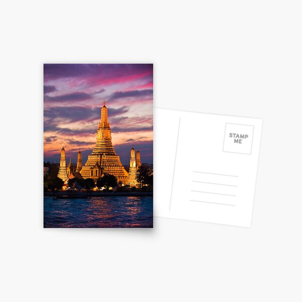 Item preview, Wat Arun buddhist temple in Bangkok, Thailand designed and sold by khals1.