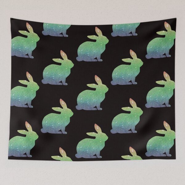 Item preview, Rainbow Ombre Faux Glitter Easter Bunny designed and sold by Felicity-K.