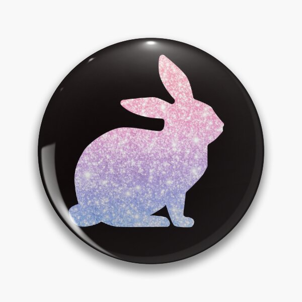 Item preview, Pastel Pink and Purple Ombre Faux Glitter Easter Bunny designed and sold by Felicity-K.